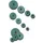1.80/1 Set spindelaandrukstukken Ø 25-64mm