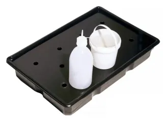 PE-opvangbak,v. kleinemballage,opvangvol. 15l,HxBxD 110x400x600mm - 3