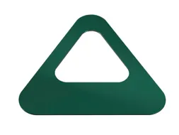 Oplegdeksel,V. Afvalbak 1X60L,Driehoekig,1Opening,Staal,Groen