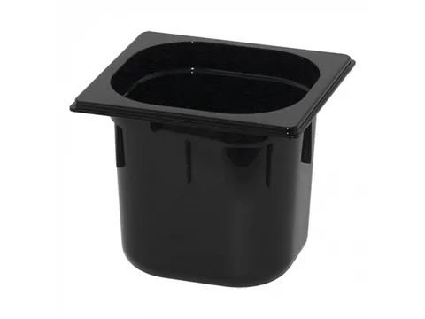 Caterchef Gastronorm bak 1/6 GN 150mm polycarbonaat zwart
