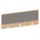 baliepaneel,v. bureau,aanbouw achter,B 1200mm,NE-esdoorn,BN8078-grijs