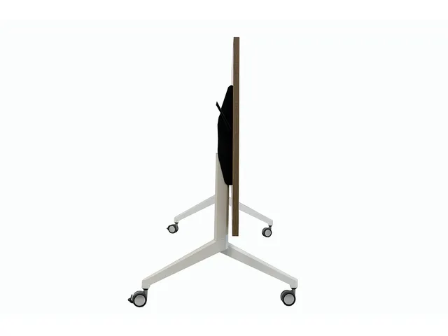 Table pliante Schaffenburg 120x80cm Blanc craie 25mm Cadre Blanc