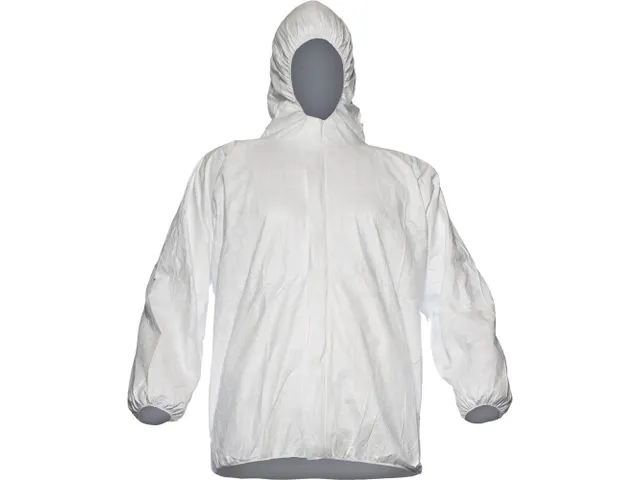 DuPont Tyvek PP33 werkjas, wit, maat XL, per stuk