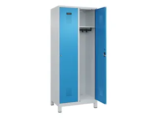 locker,HxBxD 1950x800x500mm,2vak,vak B 400mm,cil.-slot,voeten - 2