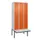 locker met bank,HxBxD 2120x900x815mm,3vak,vak B 300mm,cil.-slot