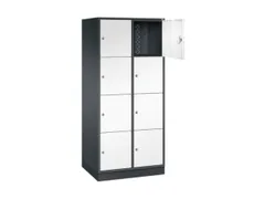 grootvolume-lockersysteem,HxBxD 1950x820x600mm,2x4vakken,cil.-slot