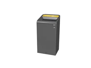 Configure Recyclingstation Papier BE NL 87 Liter Antraciet Geel - 1
