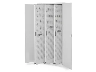 verticale kast,HxBxD 1950x1000x600mm,dubbele vleugeldeur,RAL5010 - 1
