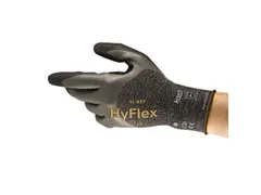 Ansell HyFlex 11-937 snijbestendige handschoenen, zwart, maat 10, 144