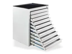 ladekast,HxBxD 900x710x550mm,10lade(n),volledig uittrekbaar