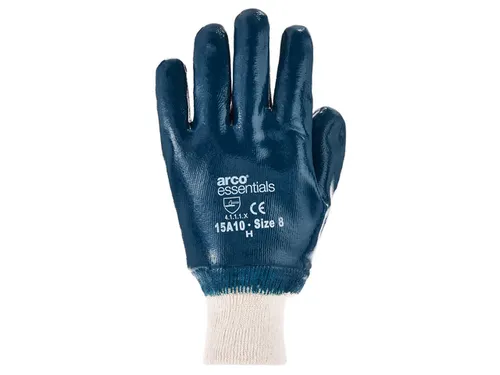 Werkhandschoen Arco Essentials Heavyweight Full nitril maat 9