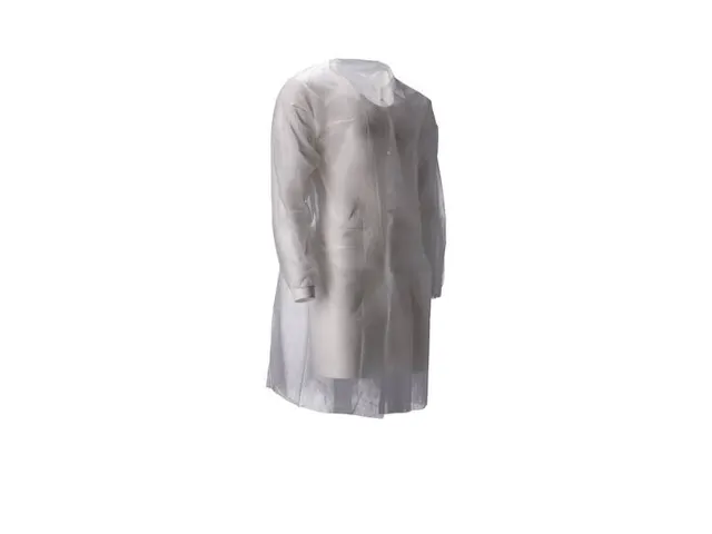 CMT pp non woven bezoekersjas Wit Maat XXXL light weight 100 Stuks