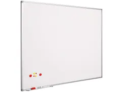 Smit Visual whiteboard 100x100cm gelakt staal Softline 8mm alu-profiel