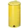 afvalverzamelaar,1x70l,HxØ 700x450mm,klemring,romp staal RAL1023