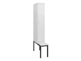 locker met bank,HxBxD 1950x300x815mm,1vak,vak B 300mm,cil.-slot - 1