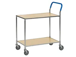 tafelwagen,draagverm. 150kg,2xstaalplaat,laadvl. LxB 760x430mm