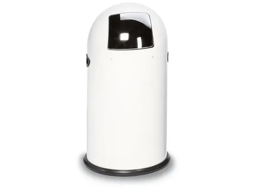 Push Afvalbak Staalplaat 22 Liter Hxd 640x355mm Wit