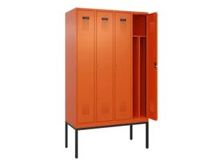 locker voor scheiding van kleding,HxBxD 2120x1200x500mm,4vak - 1