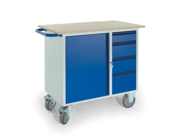 kastwagen,draagverm. 400kg,laadvl. LxB 1000x600mm