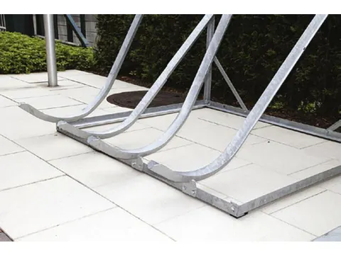 range vélos semi-vertical L 1750mm 5emplacements de réglage