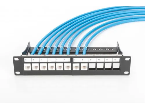 CAT 5e Keystone-module niet-afgeschermd 483mm 19'' RJ45 naar LSA