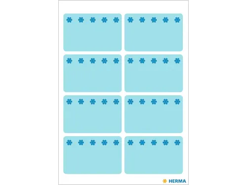 Etiket Herma 3773 26x40mm Diepvries Blauw 48 stuks