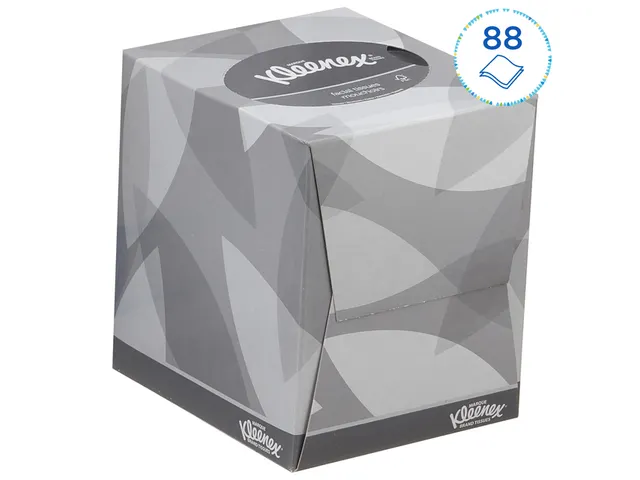 Mouchoir papier KC Kleenex 8834 Cube 2 épaisseurs blanc