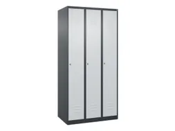 locker voor scheiding van kleding,HxBxD 1850x900x500mm,3vak
