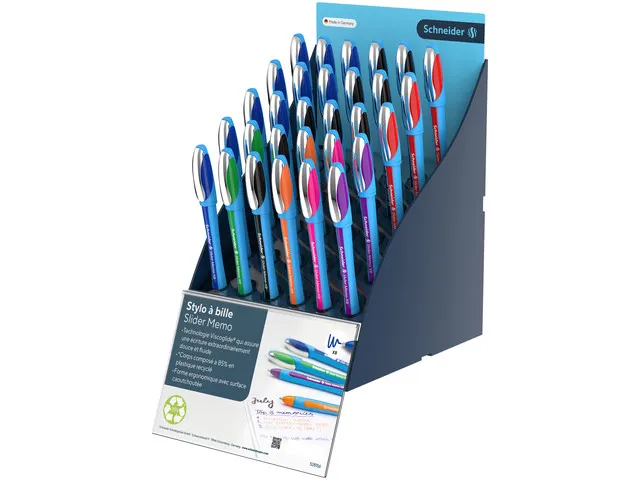 Stylo a bille Schneider Memo XB SIS-display contenu 30 pieces