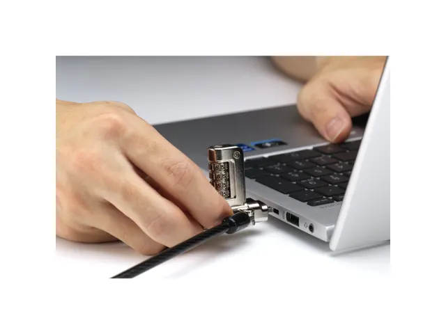 Universal 3-in-1 2.0 Combination Laptop Lock - Serialised 25-pack