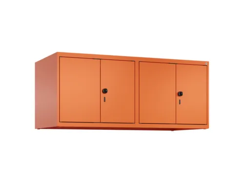 opzetkast,v. locker voor scheiding van kleding,4vak.,vak B 300mm