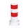 aanrijdbeveiliging paal,HxØ 500x159mm,staal,wit/rood,v. vastschroeven