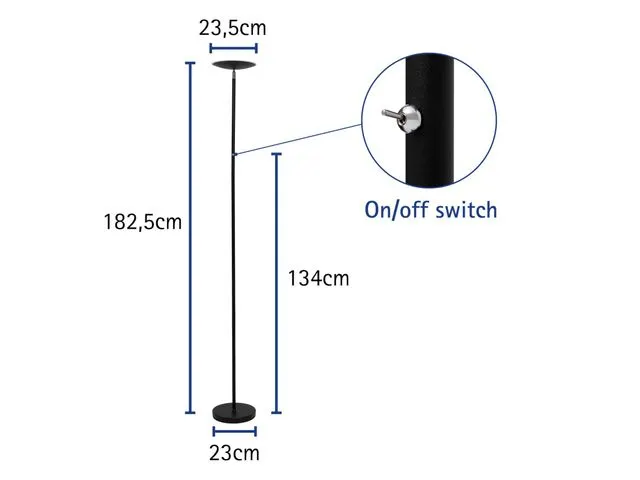 OUTLET Vloerlamp LED MAULsphere Zwart