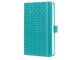 Weekagenda Flair A6 2026 (NL/FR/EN/DU) Aqua Green Hardcover - 2