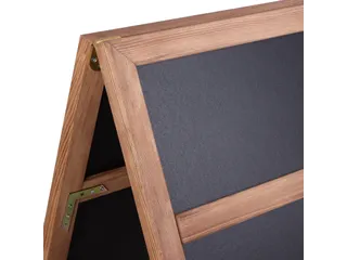 Europel Krijtstoepbord met Topbord 660 x 1280 mm DELUX Natural - 6