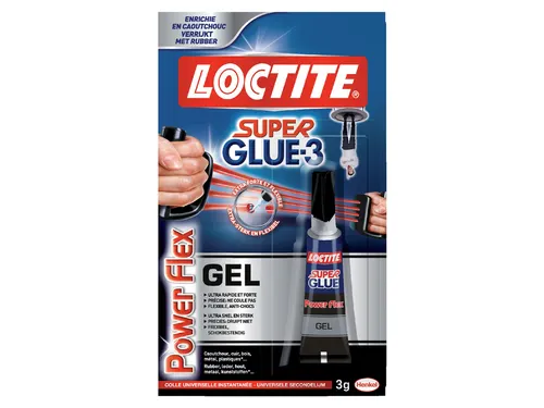 Secondelijm Loctite Powerflex GEL tube 3 gram op blister