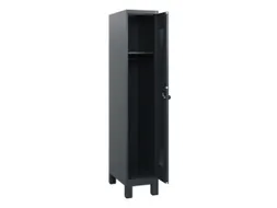 schoollocker,HxBxD 1630x300x500mm,1vak,vak B 300mm,draaigrendel,voeten