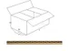 Boîte d'expédition, cannelure, brun, ft 305 x 220 x 150 mm