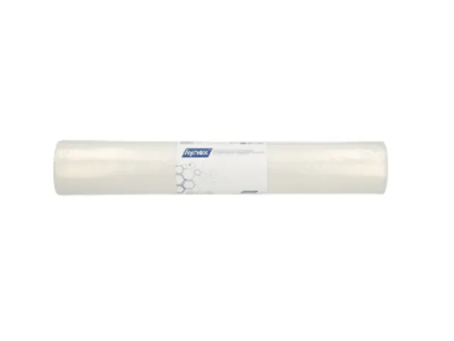 Afvalzak Hynex 63x70cm HDPE recycled T15 50L transparant rol à 50 stu