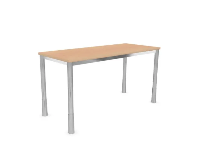 In hoogte verstelbaar bureau,HxBxD 720-840x1400x600mm,NE-esdoorn