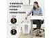 Destructeur Fellowes Powershred LX70 particules 4x40mm blanc