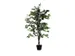 kunstplant vijgenboom H 1200mm polyester/hout pot kunststof zwart