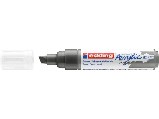 Acrylmarker edding e-5000 breed antraciet