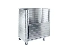 aluminium bakwagen,laadvl. LxB 1250x700mm,1050l,HxLxB 1400x1300x750mm