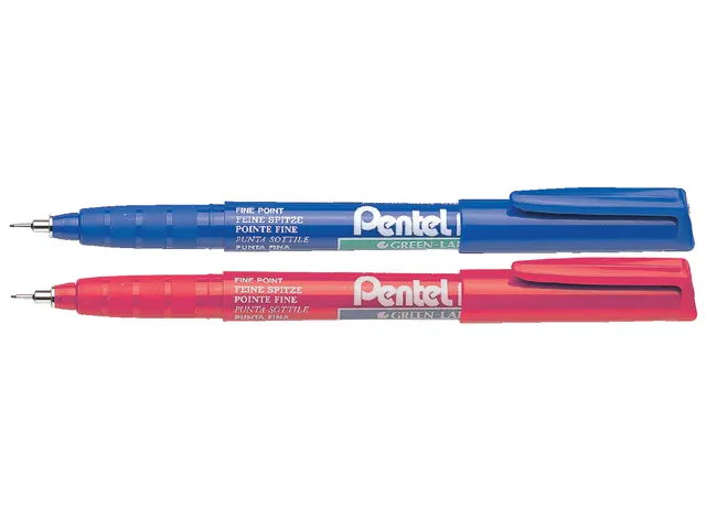 Fineliner Pentel NMF50 rood 0.6mm