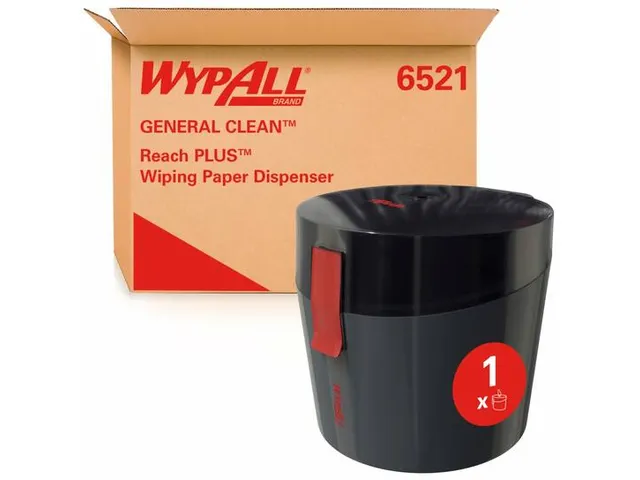 WypAll Reach Plus Centrefeed Dispenser zwart