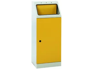 afvalverzamelaar zelfblussend 45 liter HxBxD 1000x400x300mm geel - 1