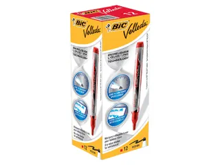 Viltstift Bic Velleda liquid whiteboard rond medium rood - 2