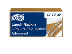 Tork 477202 Lunchservet Advanced Biscuit 33x33cm