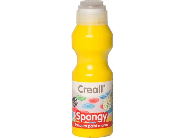 Creall Spongy Grote acrylverf stempelstiften 6 stuks 70ml assorti